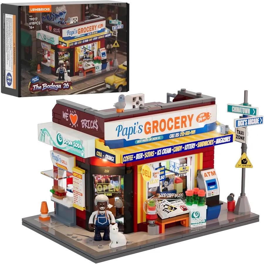LUMIBRICKS The Bodega - Tienda de esquina neoyorquina con iluminación LED