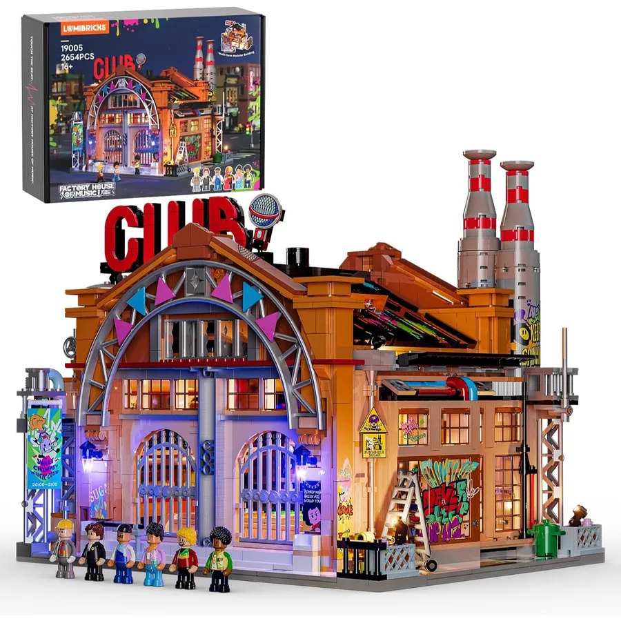LUMIBRICKS Factory House of Music - Fábrica convertida en sala de conciertos con 24 puntos de luz