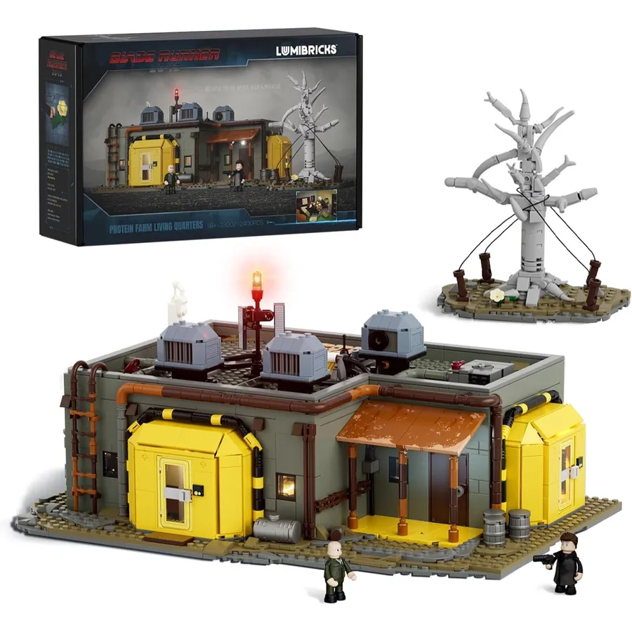 LUMIBRICKS Blade Runner 2049 Protein Farm Living Quarters - Granja futurista iluminada